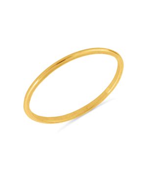 Pajure 14K Thin Wedding Band Ring - Metallic