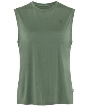 Fjallraven Abisko Wool Tank Top - Green