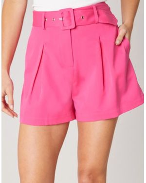 Sugarlips Power Moves High Waisted Shorts - Pink