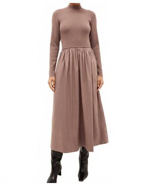 Marie Oliver Barrett Dress - Brown