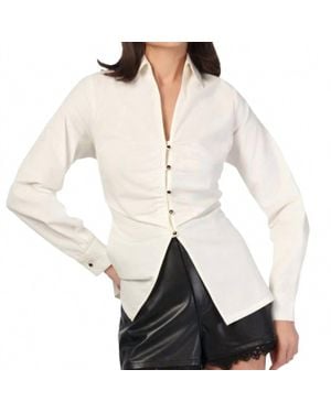 Cami NYC Alistair Cotton Poplin Top - White