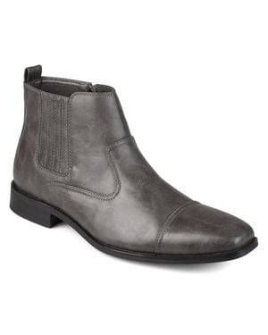 Vance Co. Wide Width Alex Chelsea Boot - Gray
