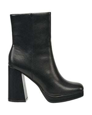 French Connection Block Heel Made Ankle Boots - Black