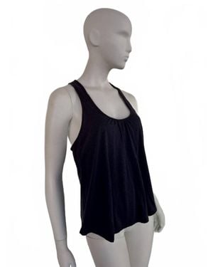 Eberjey Heather Shelf Bra Racerback Top - Blue