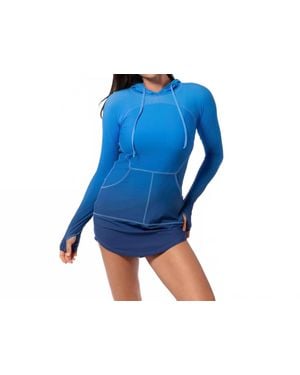 Jantzen Infinity Hoodie Dress - Blue