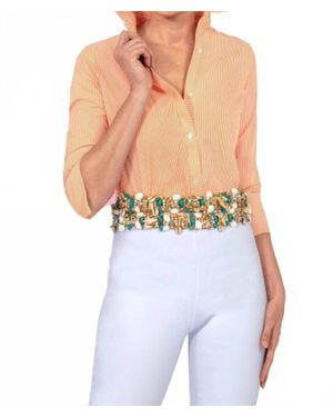 Gretchen Scott Ex Boyfriend Cotton Shirt - Blue