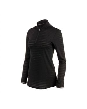 Mizuno Alpha Eco Half Zip Top - Black