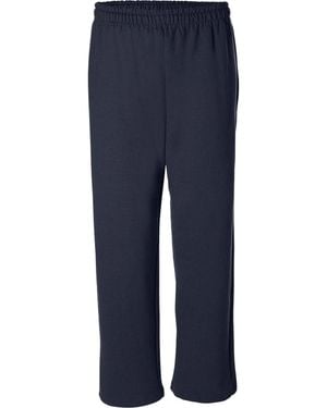 Gildan Heavy Blend Open Bottom Sweatpant Jogging Pants - Blue
