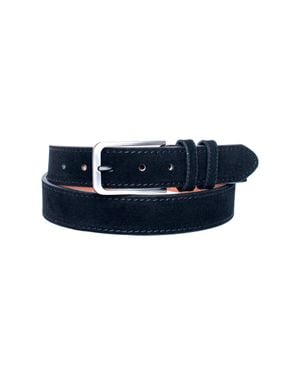 VELLAPAIS Parma Suede Belt - Black