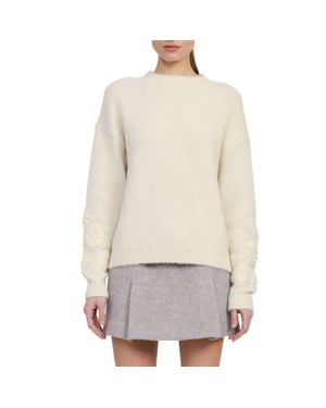 En Saison Alannah Knitted Sweater - Natural