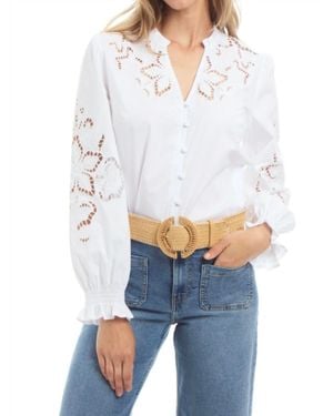 Patty Kim Elisa Blouse - White