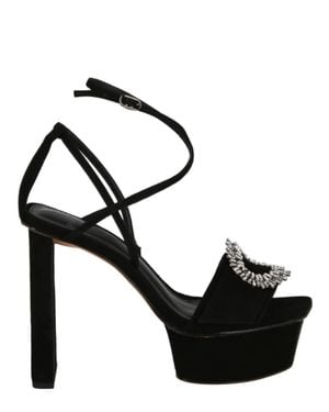 Alexandre Birman Madelina Pillar Platform Sandals - Black