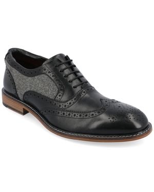 Thomas & Vine Alister Wingtip Oxford - Black