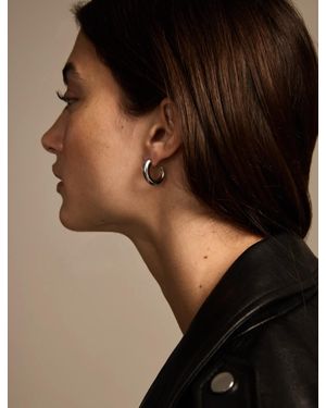 Lucky Brand Curl Hoop Earrings - Brown