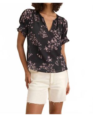 Velvet By Graham & Spencer Leslie Top - Black