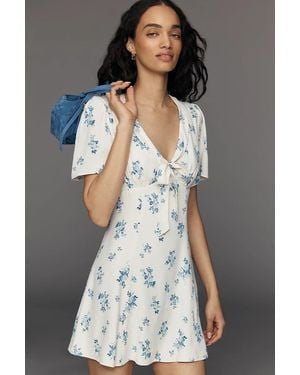 Reformation Tyra Mini Dress - Gray