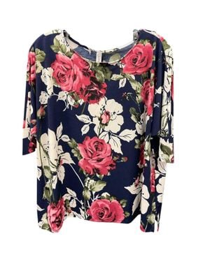 Honeyme Floral Top - Blue