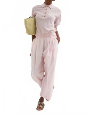 Apiece Apart Oda Polo - Pink