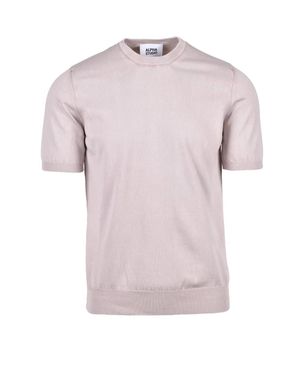 Alpha Studio Crewneck Sweater - Pink