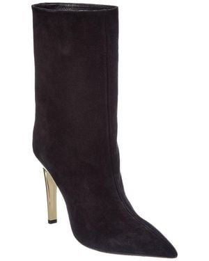 Jimmy Choo Cierra 100 Suede Boot - Black