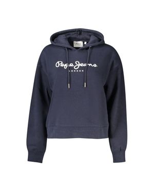 Pepe Jeans Cotton Hoodie - Blue