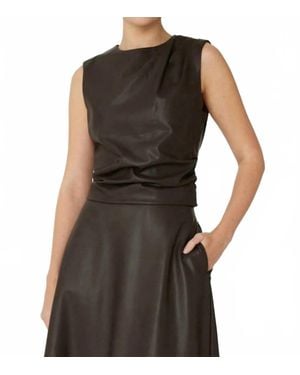 JS71 Mina Sleeveless Top - Black