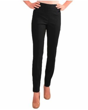Renuar Paris Skinny Fit Pull-On Pant - Black
