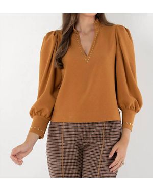 Emily Mccarthy Hampton Top - Brown