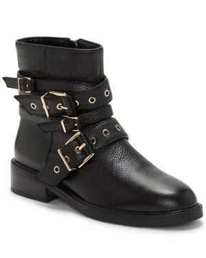 Vince Camuto Arielle Moto Booties - Black