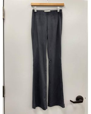 Seductive Sabrina Flare Velour Pant - Blue