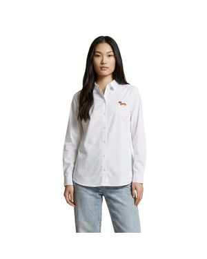 Jacqueline De Yong Cotton Blouse - Gray