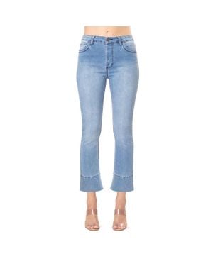 Morrison Denim Starlet Bootcut Crop Jeans - Blue