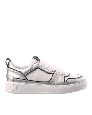 Högl Macba Seven Metallic Accents Chunky Sole Sneakers - White