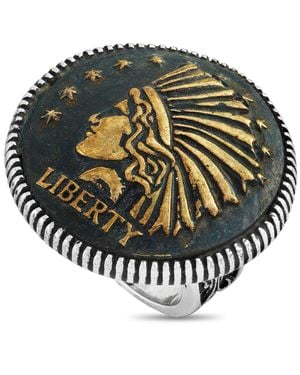 King Baby Studio Statement Headdress Ring - Metallic