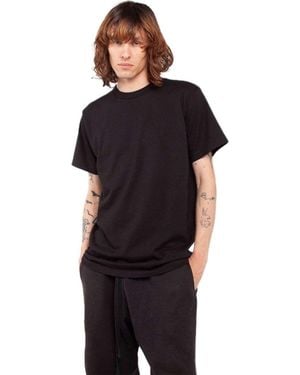 SHAKA WEAR Active Crewneck T-Shirt - Black