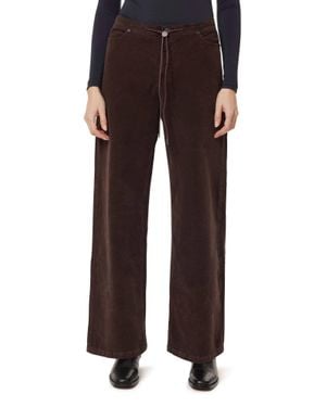 Habitual Corduroy Straight Leg Pant - Black