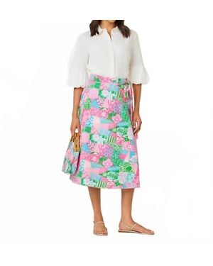Lilly Pulitzer Constance Reversible Midi Skirt - Multicolor