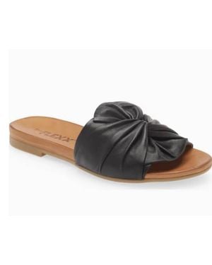 The Flexx Knotty Sandal - Black