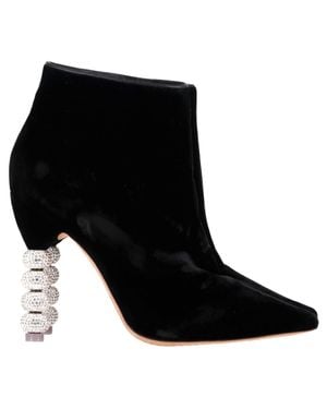 Sophia Webster Coco Crystal Embellished Boots - Black