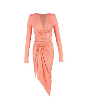 open lace back dress Drape Asymmetric Long Dress  Online Store