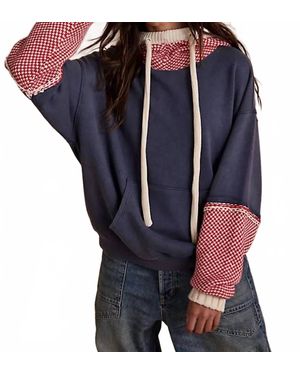 Free People Snug Bonnet Sweatshirt - Blue