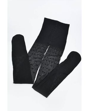 3AM by H & D Accessories Hart Dot Stocking - Black