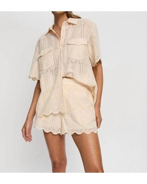 Kivari Estelle High Waist Short - Natural