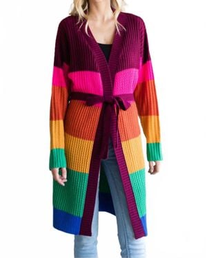 Jodifil Color Bomb Cardigan - Red