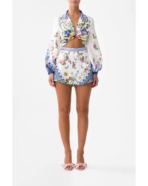 CAMILLA Wide Waistband Short - Red