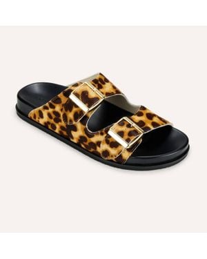 Yosi Samra Maya Slide Sandals - Black