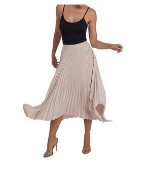 Love Token Jennifer Pleated Skirt - Pink