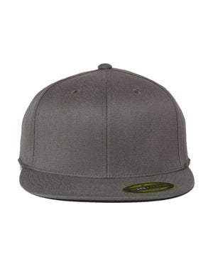 Flexfit 210 Flat Bill Cap - Gray