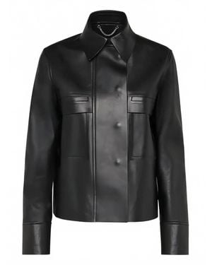 Ferragamo Leather Jacket - Black