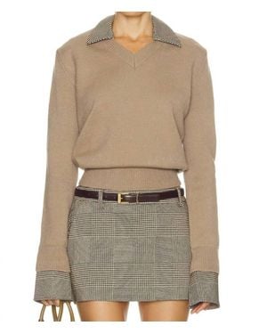 SER.O.YA Maia Knit Sweater - Natural